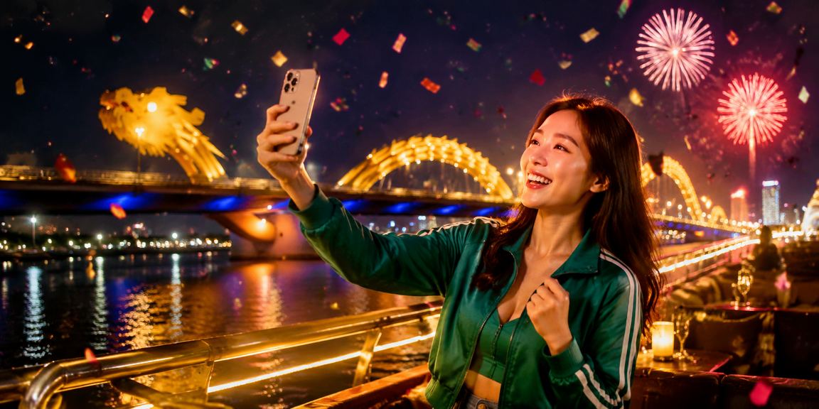 Người dùng Đà Nẵng xem kèo bóng đá tại chợ đêm trên điện thoại